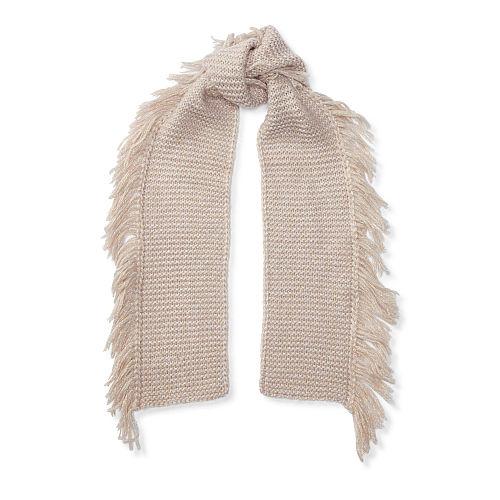 Ralph Lauren Lauren Melange Fringed Scarf Pale Pink