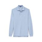 Ralph Lauren Custom Slim Fit Mesh Polo Campus Blue Heather
