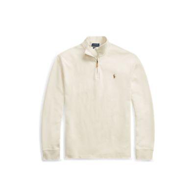 Ralph Lauren Estate Rib Half-zip Pullover Chic Cream 2x Big