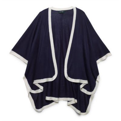 Ralph Lauren Kelsey Knit Cape Navy