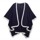 Ralph Lauren Kelsey Knit Cape Navy
