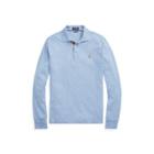 Ralph Lauren Custom Slim Long-sleeve Polo Campus Blue Heather