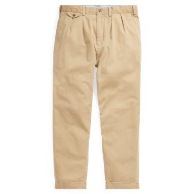 Ralph Lauren Relaxed Fit Pleated Chino Luxury Tan