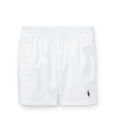 Ralph Lauren Cotton Pull-on Chino Short White 18m