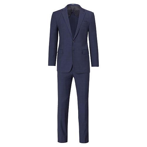 Polo Ralph Lauren Connery Windowpane Wool Suit Dark Navy And Blue