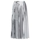 Ralph Lauren Nevina Pleated Skirt Grey