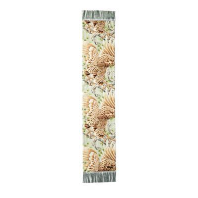 Ralph Lauren Mayfair Tasseled Print Scarf Hawaiian Multi Print