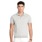 Ralph Lauren Cotton Short-sleeve Sweater Rugby Heather