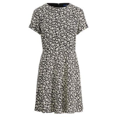 Ralph Lauren Floral-print Crepe Dress Canne Floral Print