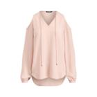 Ralph Lauren Georgette Cold-shoulder Top Pale Rose Xsp