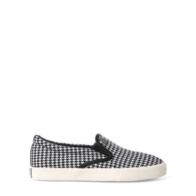Ralph Lauren Ria Ii Slip-on Sneaker Black/white