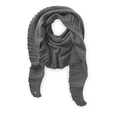 Ralph Lauren Shirred Scarf Med Grey Hthr