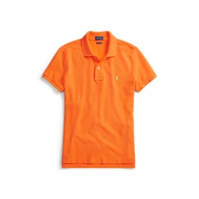 Ralph Lauren Classic Fit Mesh Polo Shirt Resort Orange