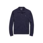 Ralph Lauren Washable Cashmere Polo Sweater Hunter Navy