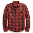 Ralph Lauren Rrl Matlock Plaid Cotton Workshirt