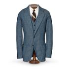 Ralph Lauren Rrl Indigo Cotton Suit Jacket Indigo
