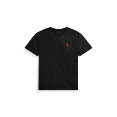 Ralph Lauren Classic Fit V-neck T-shirt Rl Black