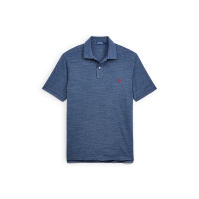 Ralph Lauren Classic Fit Mesh Polo Shirt Classic Royal Heather Xl Tall