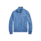 Ralph Lauren Cotton Half-zip Sweater Royal Heather