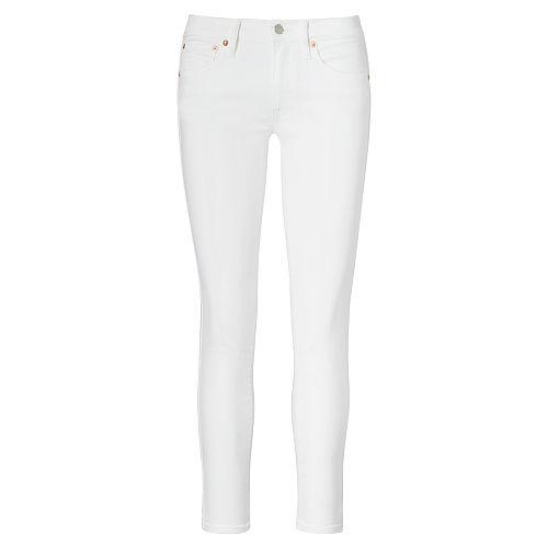 Polo Ralph Lauren Tompkins Skinny Crop Jean White