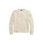 Ralph Lauren The Iconic Fisherman's Sweater Cream