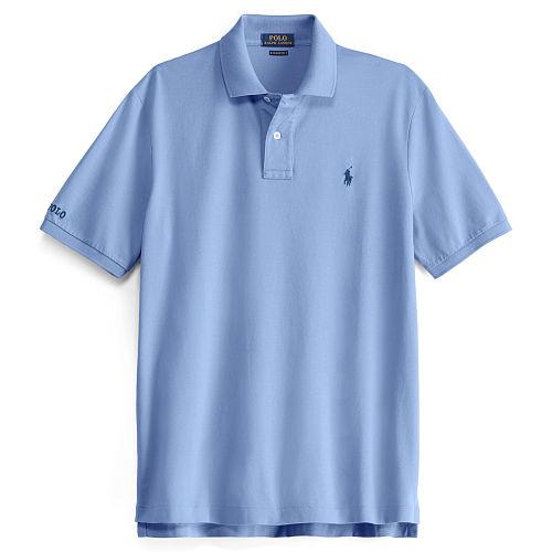 Polo Ralph Lauren Classic Fit Cotton Mesh Polo Harbor Island Blue