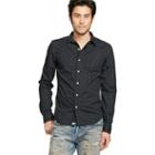 Ralph Lauren Denim & Supply Stretch Slim Fit Cotton Shirt Davin Dot Print