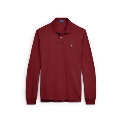 Ralph Lauren Classic Fit Long-sleeve Polo Fall Burgundy 2x Big