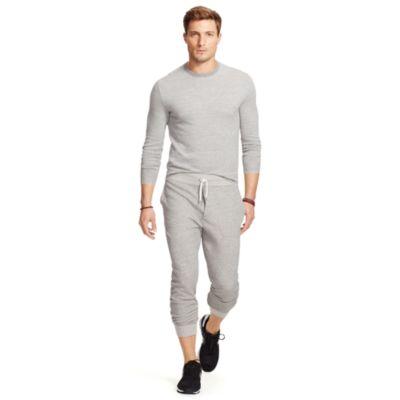 Ralph Lauren Birdseye Crewneck Sweater Grey Birdseye