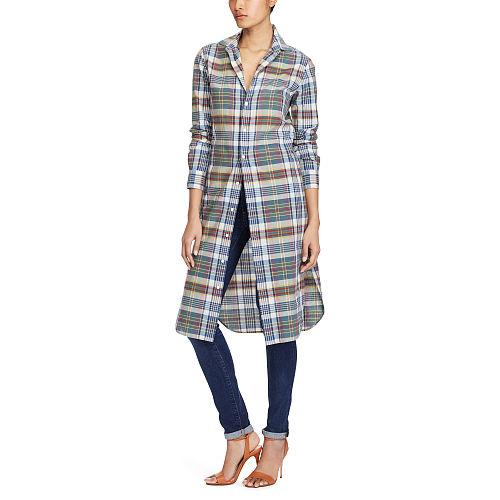Polo Ralph Lauren Cotton Madras Shirtdress