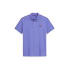 Ralph Lauren Custom Fit Piqu Polo Shirt Blue Agave