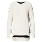 Ralph Lauren Lauren Petite Color-blocked Sweater Polo Black/herbal Milk