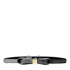 Ralph Lauren Lauren Faux-leather Bow Belt Black