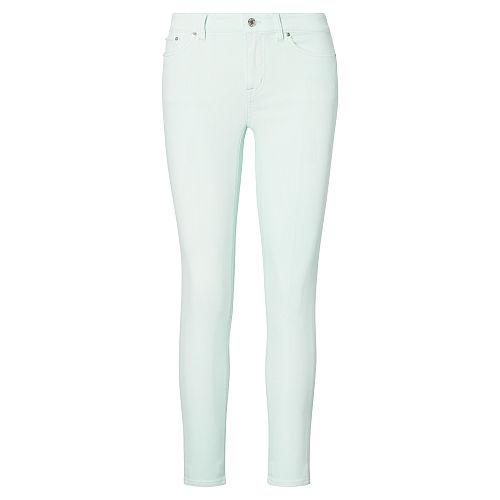 Ralph Lauren Lauren Petite Premier Cropped Skinny Jean Light Aquamarine Wash