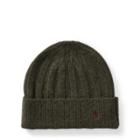 Ralph Lauren Wide-rib Cashmere-wool Cap Loden Heather