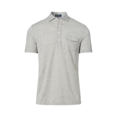 Ralph Lauren Hampton Cotton Lisle Shirt Andover Heather