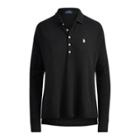 Ralph Lauren Poncho Mesh Polo Shirt Polo Black