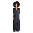 Ralph Lauren Denim & Supply Satin Maxidress Carbon Blue