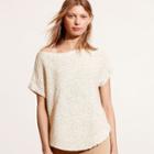 Ralph Lauren Lauren Short-sleeve Boatneck Sweater Ivory