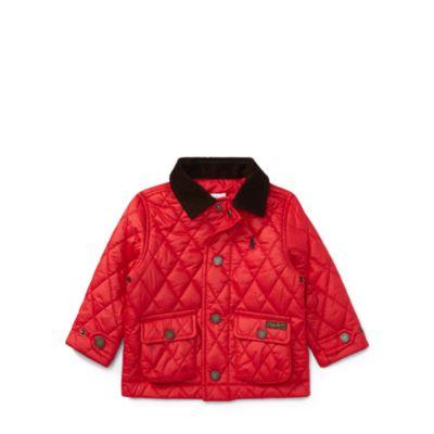 Ralph Lauren Quilted Barn Jacket Cruise Red 3m