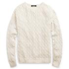 Ralph Lauren Lauren Cable-knit Crewneck Sweater