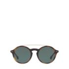 Ralph Lauren Keyhole-bridge Sunglasses Dark Havana-green Lens