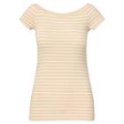 Ralph Lauren Lauren Cotton Off-the-shoulder Tee Pale Wheat/herbal Milk