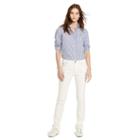 Ralph Lauren Lauren Slimming Classic Straight Jean White