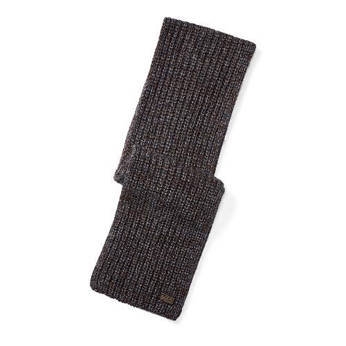 Polo Ralph Lauren Rib-knit Ragg Scarf Charcoal/brown Marl