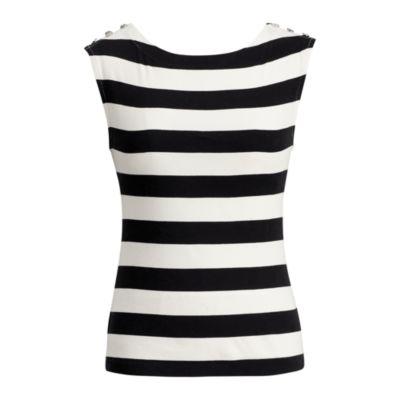 Ralph Lauren Striped Sleeveless Top Stripe