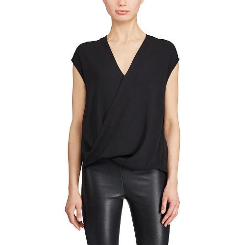 Ralph Lauren Lauren Georgette V-neck Blouse