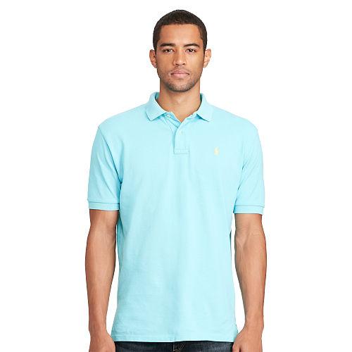 Polo Ralph Lauren Classic Weathered Mesh Polo True Aqua