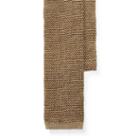 Polo Ralph Lauren Knit Linen-cotton Tie Taupe