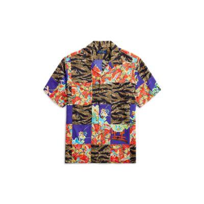 Ralph Lauren Classic Fit Patchwork Shirt Tiger Patchwork Camo